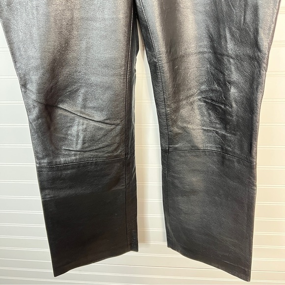 Wilsons Leather Maxima Black Straight Leg Pants Women’s Size 4 - Picture 3 of 13